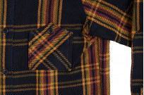 Samurai Heavy Winter Flannel - Rope-Dyed Indigo - Image 5